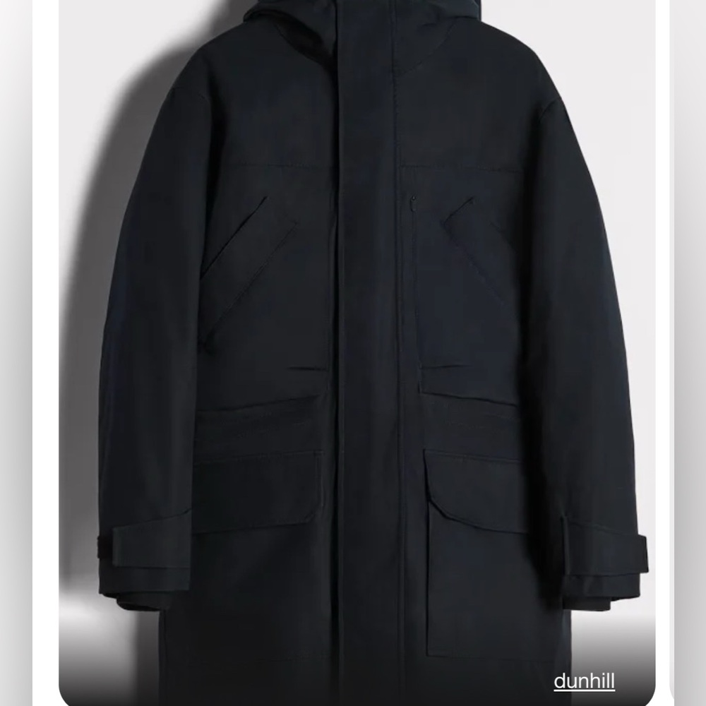 Men’s Dunhill 2 in 1 Dark Blue Down Parka Sz M Worn Once